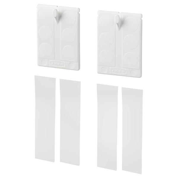 IKEA ALFTA アルフタ 粘着テープ付きフック フレーム用, ホワイト
