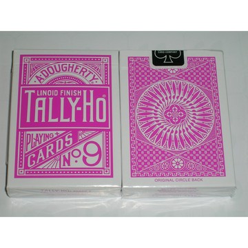 【USPCC 撲克】TALLY-HO 撲克牌 圓背 特製 粉紅背 S099851003