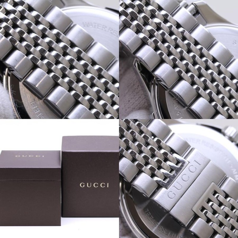 グッチ GUCCI Ｇタイムレス 12Pダイヤモンド YA126404 126.4 ステンレススチール メンズ / 38697【中古】【腕時計】 |  LINEブランドカタログ