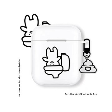 創意airpods2代3代保護殼airpodspro保護套搞怪蘋果耳機套透明軟