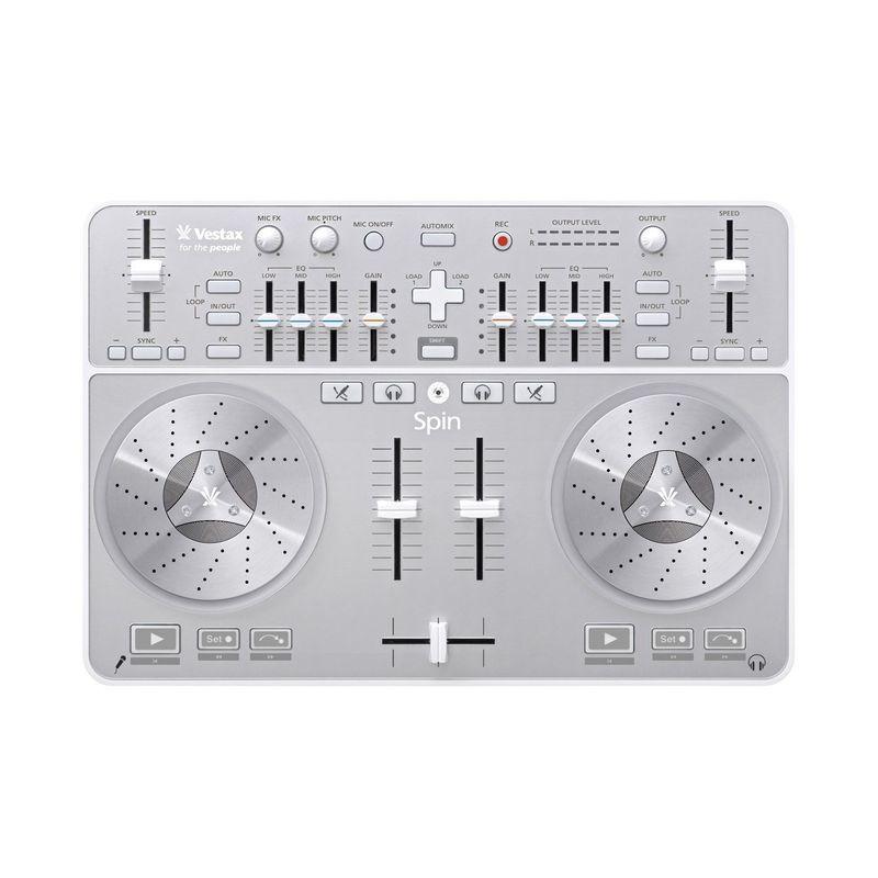 Vestax ベスタクス Mac専用 オーディオインターフェイス内蔵 algoriddim djay対応 DJコントローラー スピン SPI