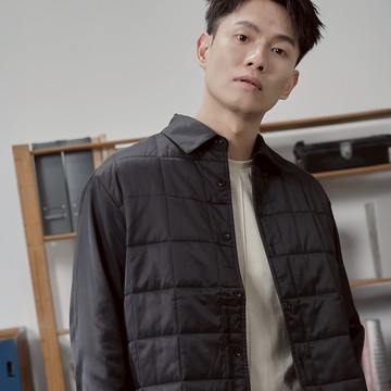 JERSCY [異材質拼接襯衫式薄外套] 外套 外套男 男生外套 夾克 薄外套 [1531001] 零碼回饋