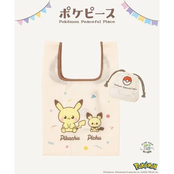 現貨 禮物 Pokemon 精靈寶可夢 X  3COINS  皮卡丘 日本 限定 折疊 環保袋 購物袋