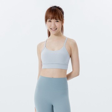 【NAMASTE】Hellen Y字運動內衣 - 淺灰