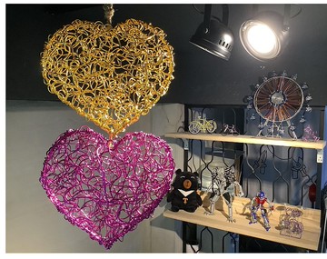 Wire lover 臺灣手作鋁線職人 織心金屬編籐球 客製鋁線創作