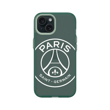 iPhone 15 Clear 憂墨綠 - PSG - PSG Oversize White 白