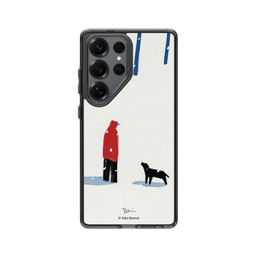 Galaxy S25 Ultra Clear 酷墨灰 - Taku Bannai 坂内拓 - Snow fun｜雪地與愛犬的小步伐