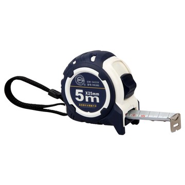捲尺 長城精工尼龍覆膜鋼捲尺5米防水盒尺耐磨加厚不銹鋼尺3/7.5M捲尺【MJ7627】