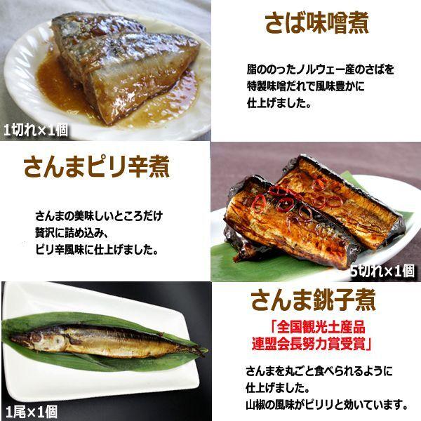 いわし銚子煮はじめ美味しい煮魚豪華13点詰合せ[Bセット]   (送料無料 製造地直送 水産庁長官賞 いわしマリネ おかかいわし ごぼういわし さば味噌煮)