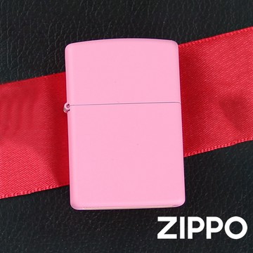[隔日到貨] ZIPPO 經典素面防風打火機 粉色啞漆 素面 238 磨砂 美國製 煤油打火機