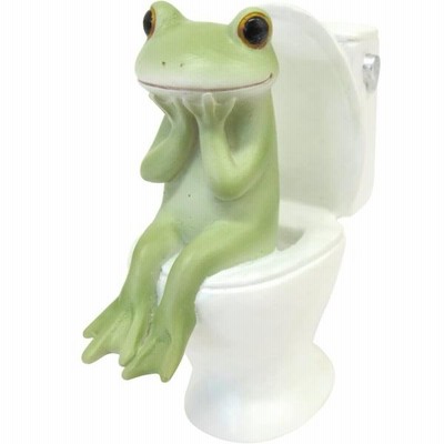 ダイカイ Copeau コポー トイレとカエル  ・フィギュア（ラッピング不可） 送料無料
