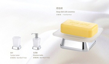 桌上型肥皂盤/乳液罐/給皂器/漱口杯/  超有質感  (正台灣製造)