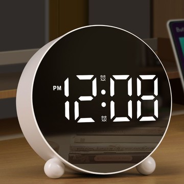 【97%2024新款桌面智能鬧鐘學生專用起床神器初中高中生臺式電子時鐘表【北歐家居生活】