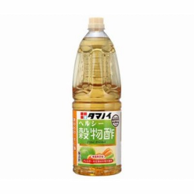 タマノイ酢 ヘルシー穀物酢 食塩無添加タイプ 1.8Lペットボトル×6本入｜ 送料無料
