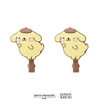[三麗鷗聯名] 布丁狗髮夾組 / Pom Pom Purin Hair Clip Set