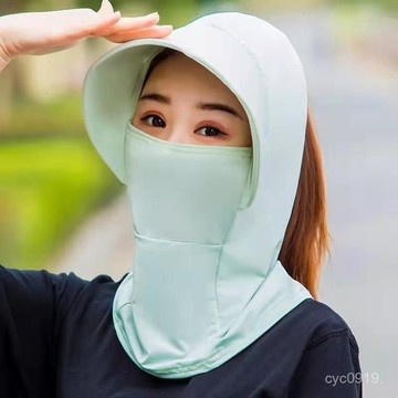桃園出貨💖春夏男女款速幹帽遮陽防曬帽防紫外綫戶外舒適透氣冰絲帽騎車遮臉