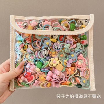 兒童髮飾小橡皮筋不傷髮小號寶寶紮頭髮皮筋嬰兒頭繩頭飾髮繩髮圈 O F T K