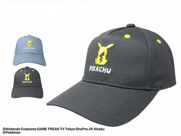 【全館95折】日本 寶可夢 皮卡丘 刺繡帽 帽子 老帽 棒球帽 56cm pokemon 日本正版 該該貝比日本精品