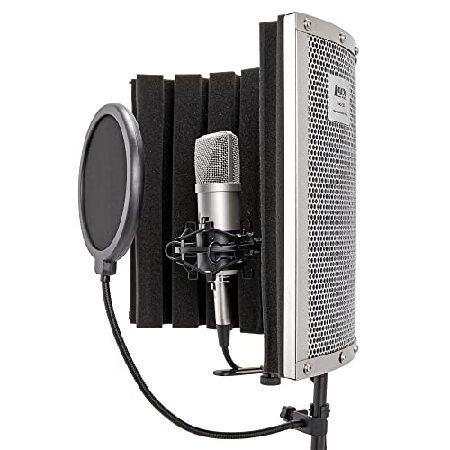 PreSonus AudioBox iTwo Studio with LyxPro Professional Microphone Kit and Sound Absorbing and Vocal Booth Recording Isolation Shield