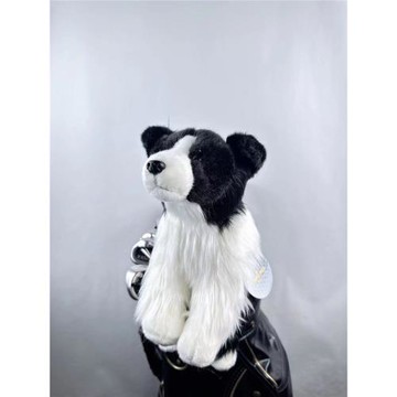 狗狗邊牧哈士奇一號木高爾夫桿頭套卡通桿套寵物桿頭套仿真狗桿套