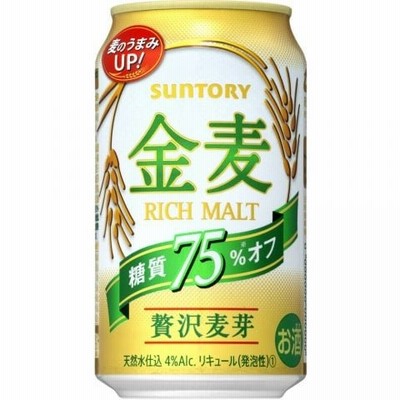 【ケース品】サントリー 金麦 糖質オフ 350ml 6本パック×4