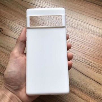 白色適用谷歌6 6pro 4A 5G手機殼Pixel5 3保護殼輕薄純白潔白