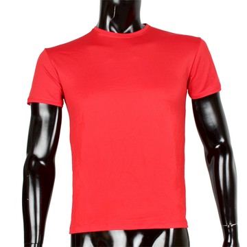 BURBERRY圓領修身透氣休閒上衣L(紅色)085182-4｜GoBrand購名牌