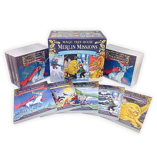 Magic Tree House Merlin Missions 1?25 Set（Book   CD   Wordbook）