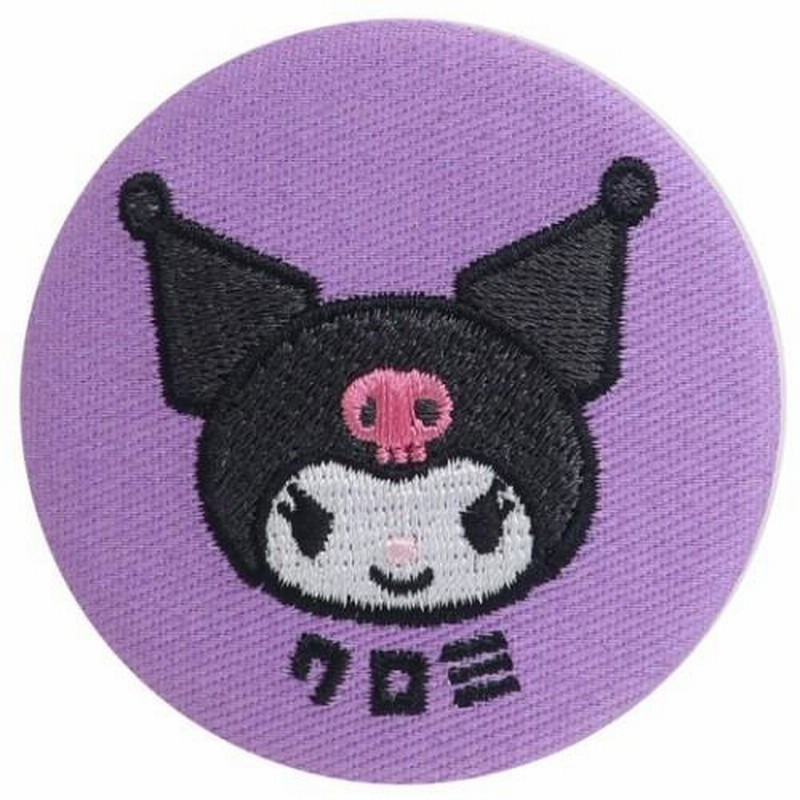 缶バッジ クロミ 刺繍 カンバッジ サンリオ ティーズ