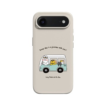 iPhone Air SolidX 貝殼灰 - 懶散兔與啾先生 Lazy Rabbit and Mr.Chu - Journey