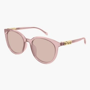 【GUCCI 古馳】圓形膠框抗UV太陽眼鏡(GG2209SK-003)