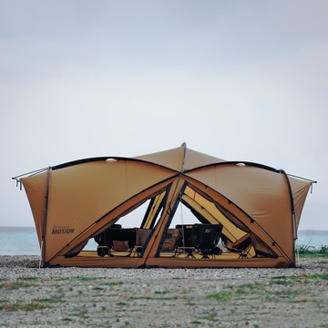 tiitent motion自立帳(無附內帳)金沙tmt500ye/露營/家庭帳/露營帳篷/睡帳