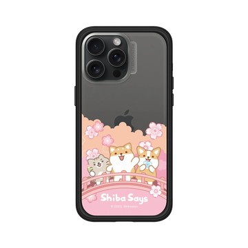 iPhone 15 Pro Max Mod NX 黑 - 柴語錄 Shiba Says - 賞櫻小確幸