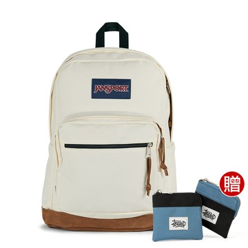 JANSPORT -RIGHT PACK 校園系列後背包 -椰奶白