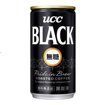 UCC黑咖啡飲料-無糖 185ml