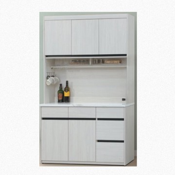 AS雅司-安德白榆木色4尺餐櫃(全組)-120.9×41.2×203.1cm