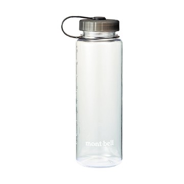 mont-bell 日本 clear bottle 1.0l 水瓶透明1124818/運動水壺/