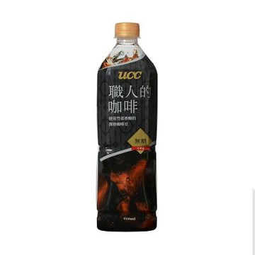 UCC 職人冰咖啡- 無糖910mlx12入/箱