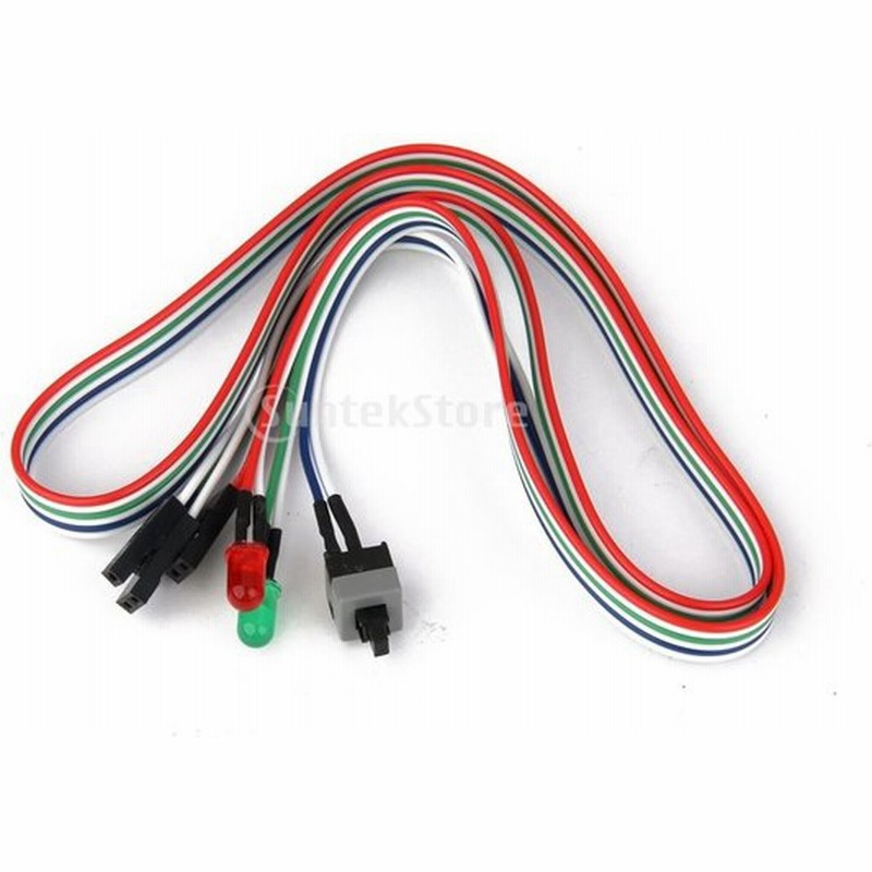 Perfk Atx Pc コンピュータ マザー ケーブルスイッチ 電源ケーブル スイッチ オン オフ リセット Ledライト付 高品質 電源 ケーブルスイッチ 通販 Lineポイント最大0 5 Get Lineショッピング