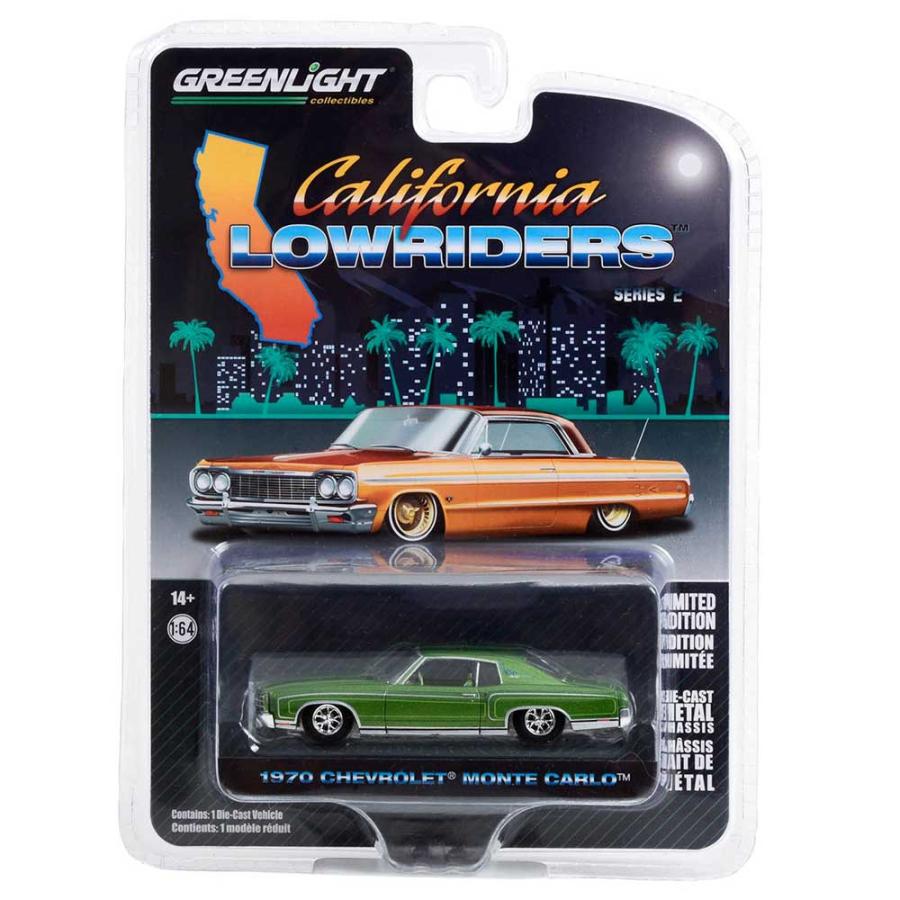 GREENLIGHT 1/64 California Lowriders‐1971 Chevrolet Monte Carlo 