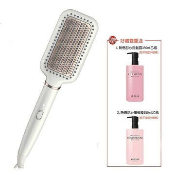 【Philips 飛利浦】新品上市 沙龍級陶瓷電熱直髮梳 好禮雙重送 BHH880/50