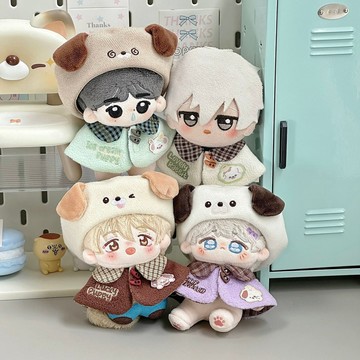 臺灣出貨 10cm娃衣 可可蘿 10cm咖啡小狗1號店系列 棉花娃娃衣服 自嘲熊娃衣 努努衣服 娃衣