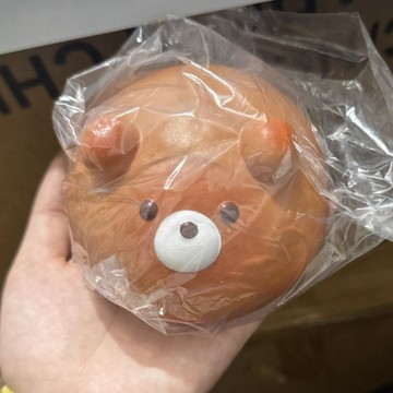 臺灣/🌸解壓玩具 發洩小熊歐包慢回彈捏捏樂解壓麪包減壓發泄玩具微厚實會有廠瑕不售後