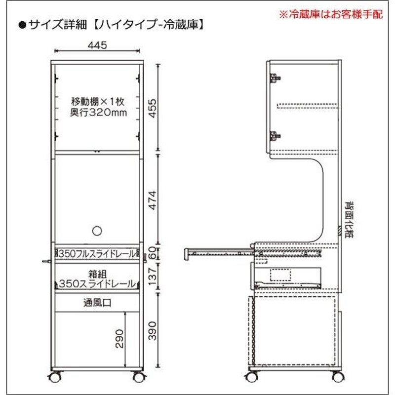 床頭台 キャビネット 収納 ナチュラル 木製 介護施設 病院用 福祉施設 ベッドサイド収納 病室用収納 テレビ台 冷蔵庫タイプ |  LINEブランドカタログ