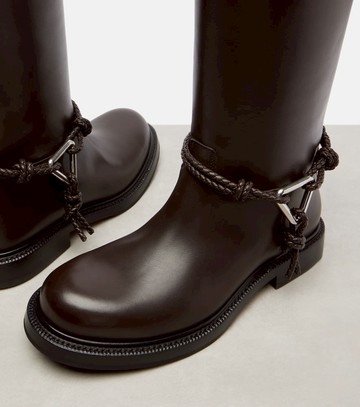 Bottega Veneta James leather knee-high boots