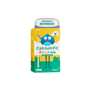 LAC 兒童鈣高高果凍30包-葡萄口味(維他命C+D/乳酸鈣)