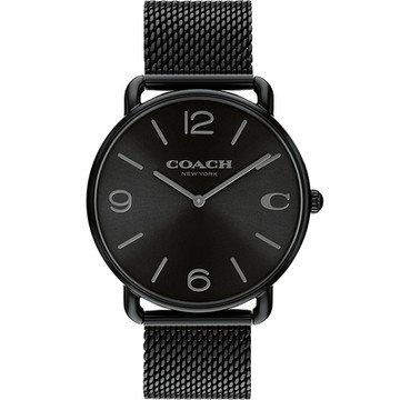 COACH C字米蘭帶男錶 夏日煥新提案 送禮推薦-黑/41mm CO14602651