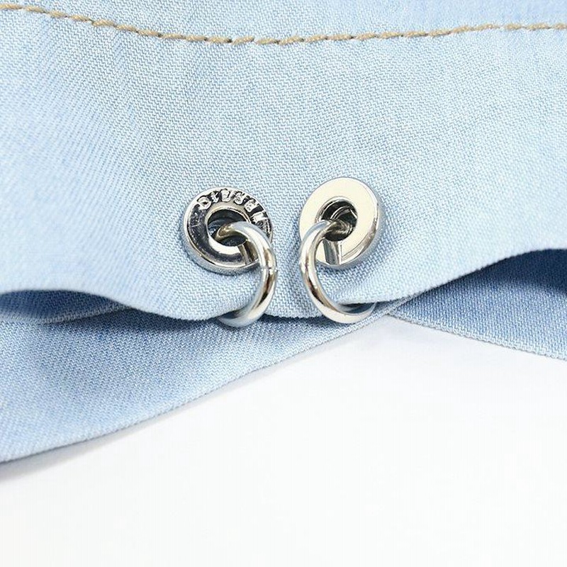 美品 DIESEL デニムシャツ スナップボタン ライトブルー L 日本L相当 美品 DIESEL デニムシャツ スナップボタン ライトブルー L 日本L