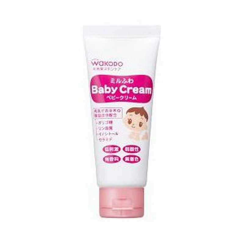 ミルふわ ベビークリーム 60g 和光堂 ベビースキンケア 赤ちゃんのスキンケア ベビーのスキンケア 保水クリーム セラミド 低刺激 通販 Lineポイント最大1 0 Get Lineショッピング