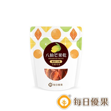 八仙芒果乾60公克口袋蜜餞【每日優果】